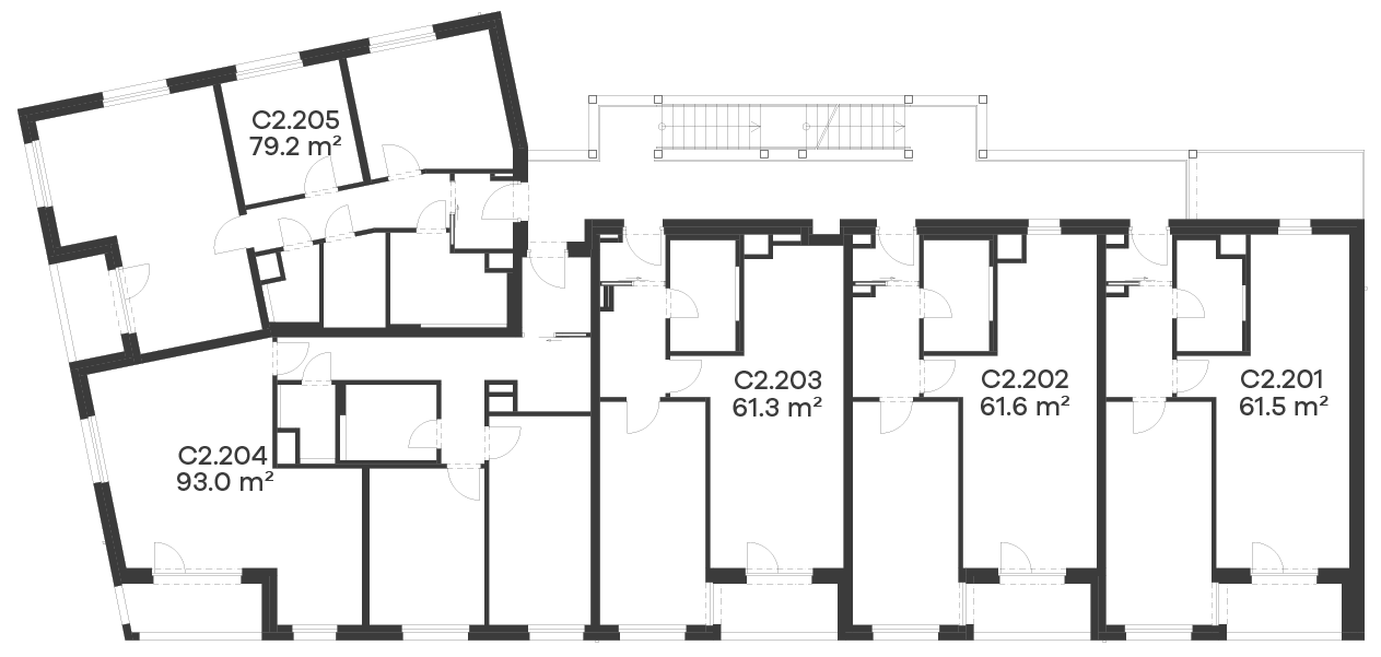 2 podlaží / budova C2